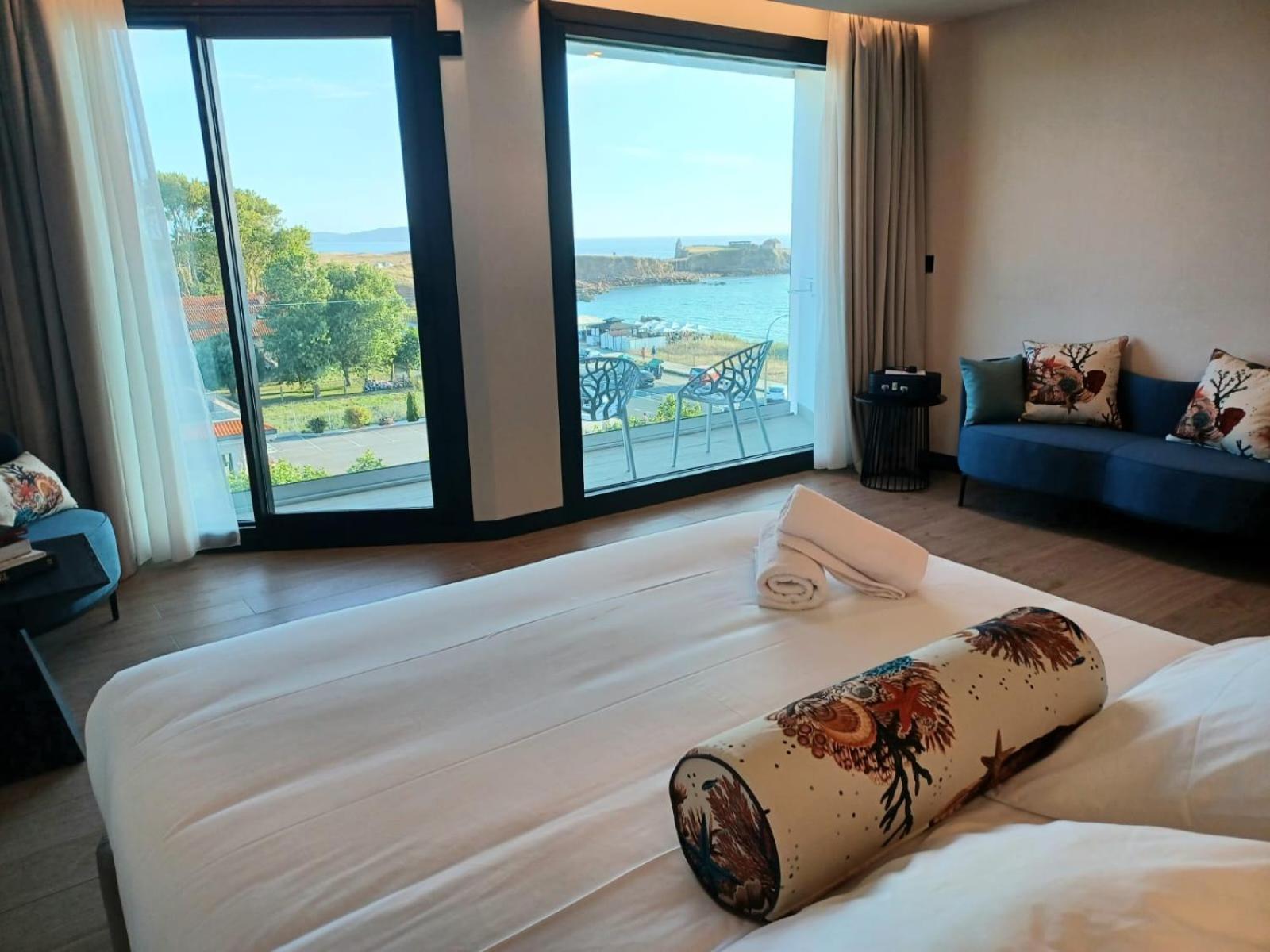 Hotel Delfin Azul Playa de la Lanzada Kültér fotó