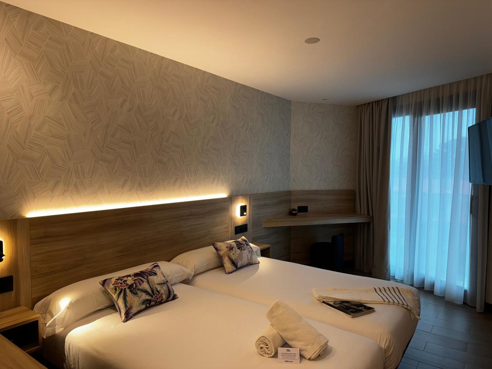 Hotel Delfin Azul Playa de la Lanzada Kültér fotó